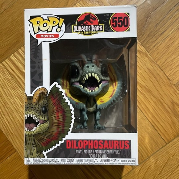 Funko Pop! Movies Jurassic Park Dilophosaurus Figure #550 - Picture 1 of 8